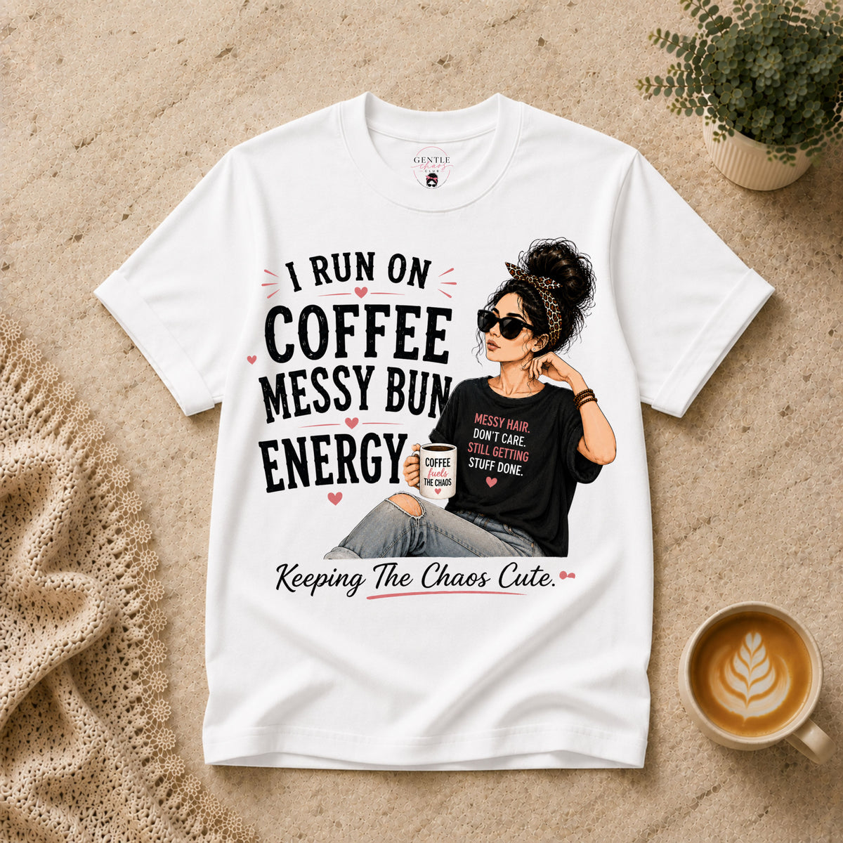 Messy Bun T-Shirt