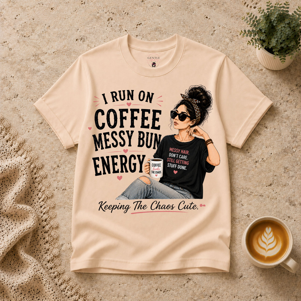 Messy Bun T-Shirt