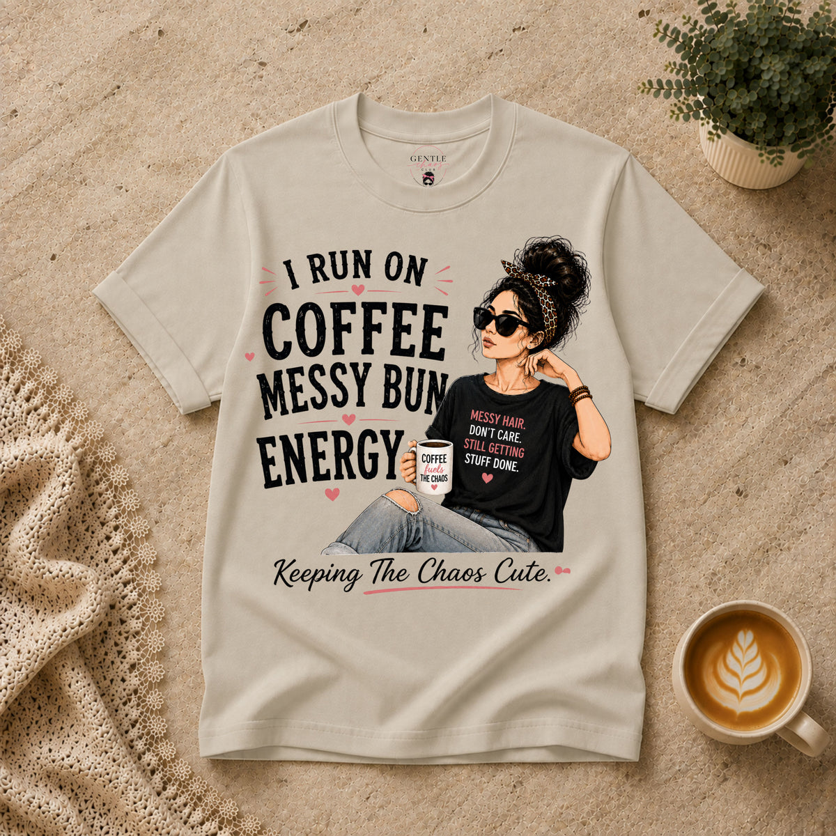 Messy Bun T-Shirt